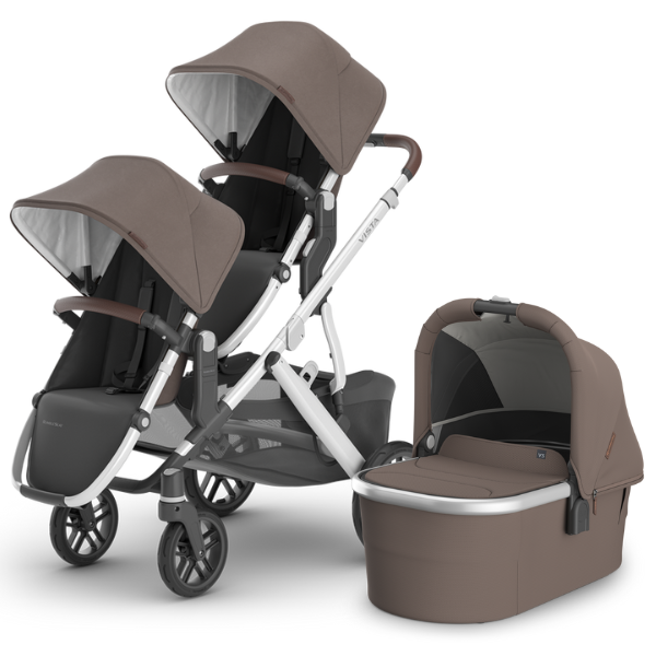 UPPAbaby Vista V3 Double Stroller + Bassinet
