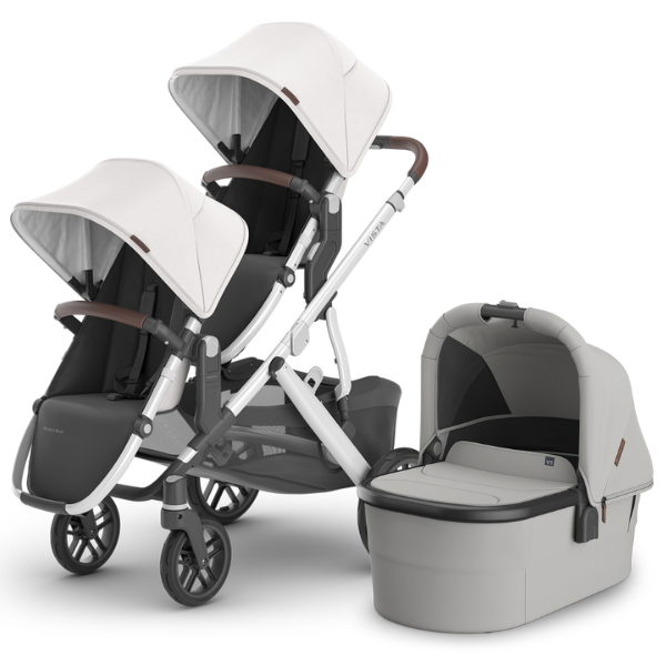 UPPAbaby Vista V3 Double Stroller + Bassinet