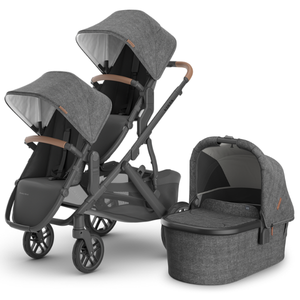 UPPAbaby Vista V3 Double Stroller + Bassinet