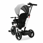 Baby Tricycle,6-in-1 Baby Push Bike Steer Stroller,Learning Toddler Bike/Detachable Guardrail,Adjustable Canopy