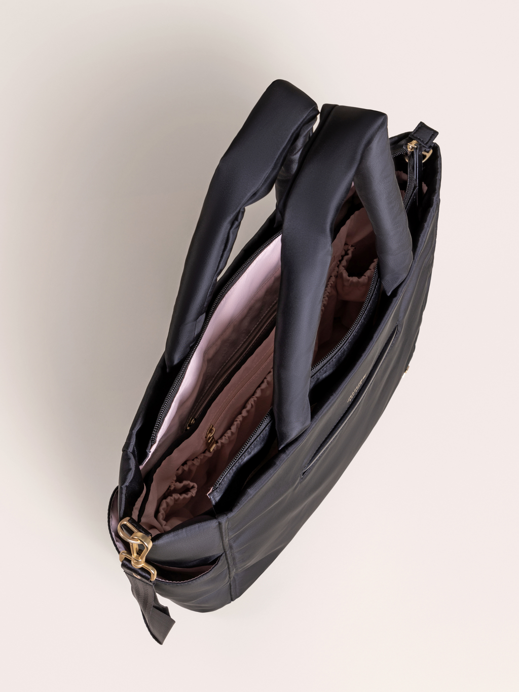 JuJuBe Utility-Strap Tote Diaper Bag - Black