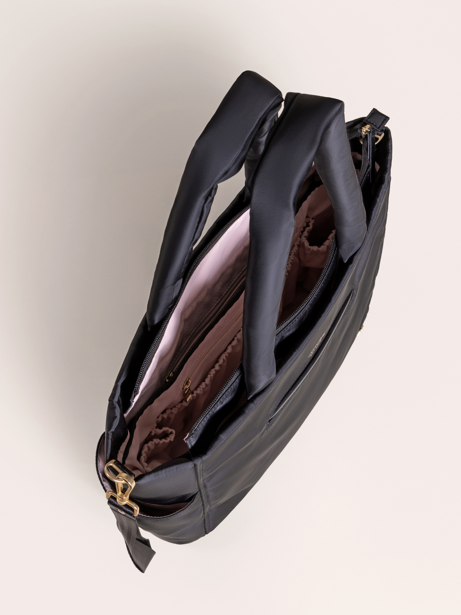 JuJuBe Utility-Strap Tote Diaper Bag - Black