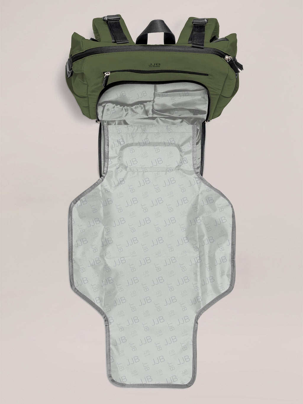 JuJuBe Modern Backpack Diaper Bag - Olive