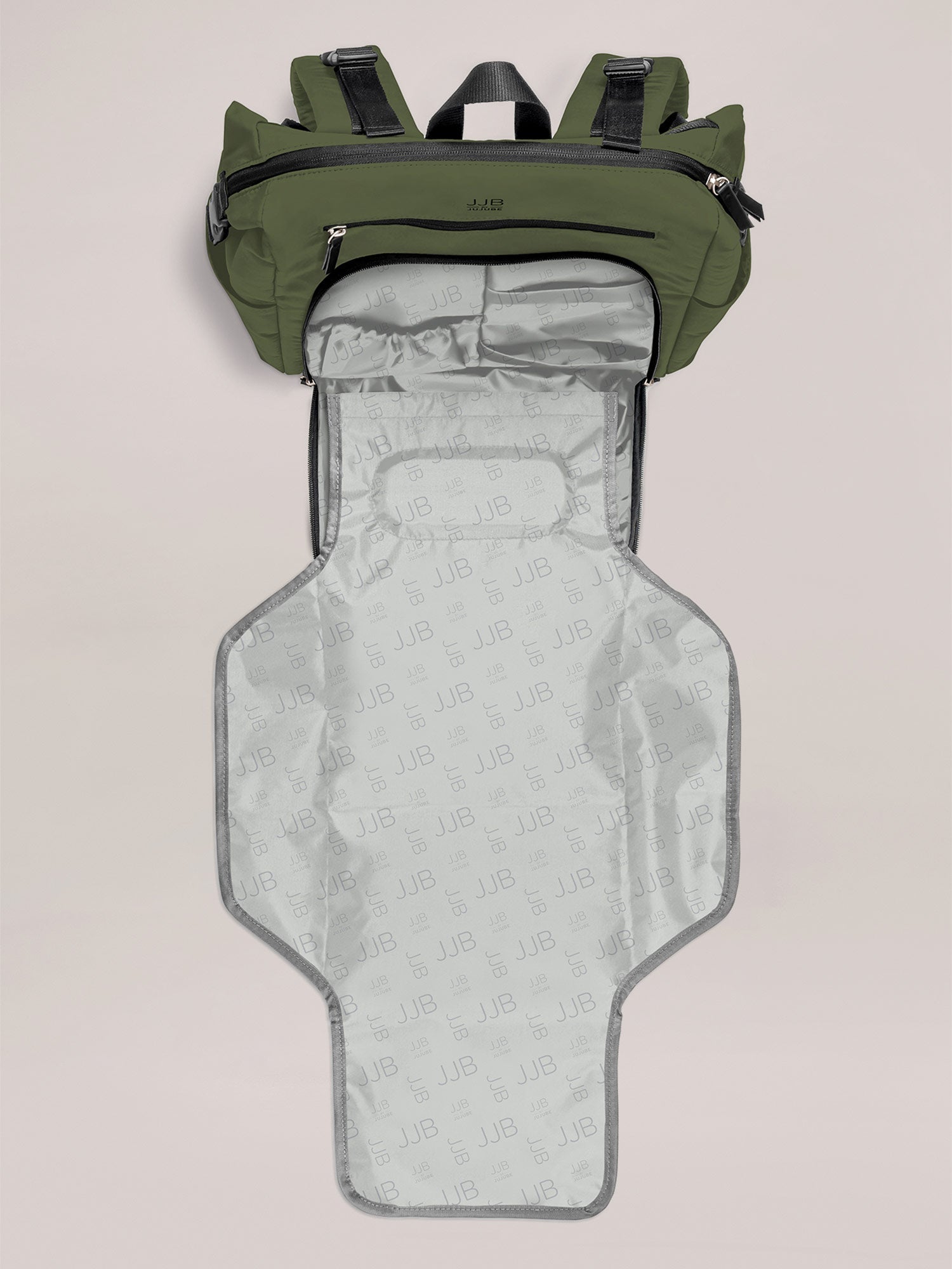 JuJuBe Modern Backpack Diaper Bag - Olive