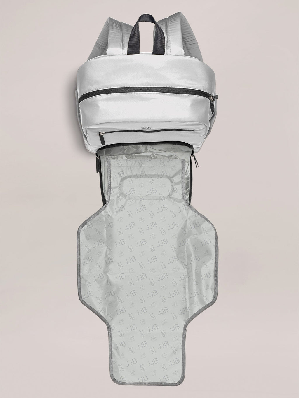 JuJuBe Deluxe Backpack Diaper Bag - Grey