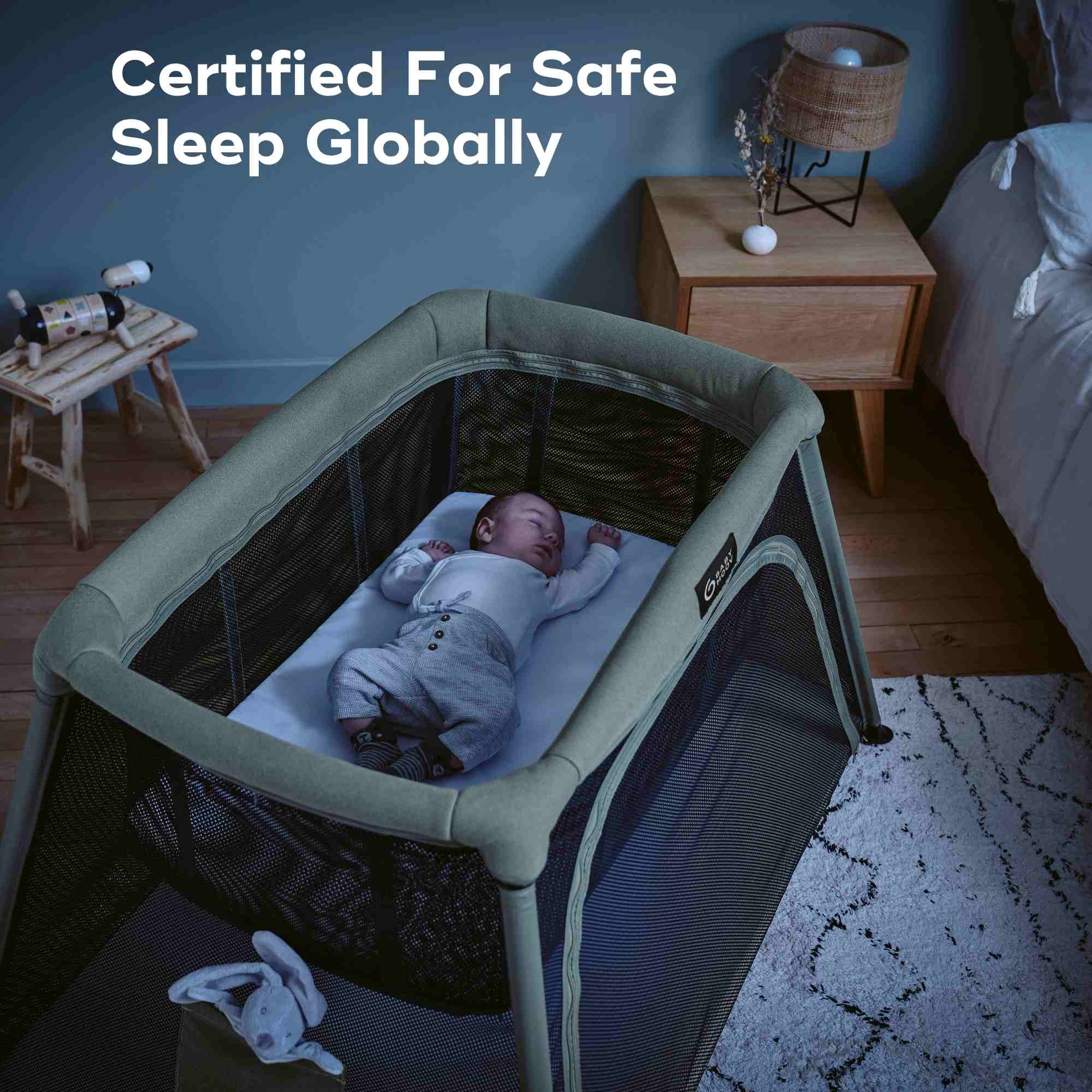 Moov and Comfy 3-in-1 Travel Crib and Playard