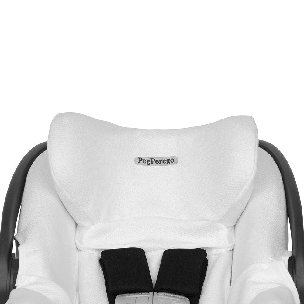 Peg Perego Clima Cover for Primo Viaggio All In One in White Tencel fabric