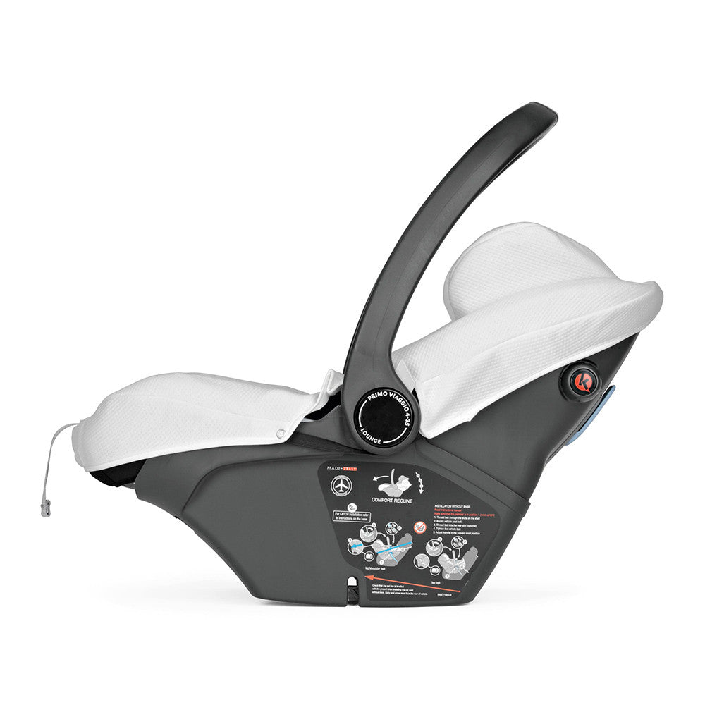 Peg Perego Clima Cover for Primo Viaggio All In One in White Tencel fabric