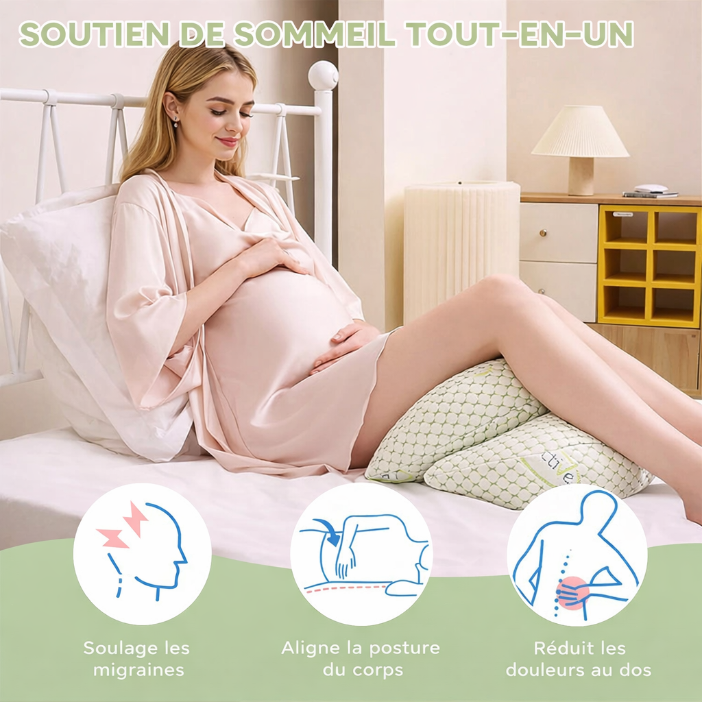 Coussin d’allaitement & grossesse en U – le soutien qui change vos nuits