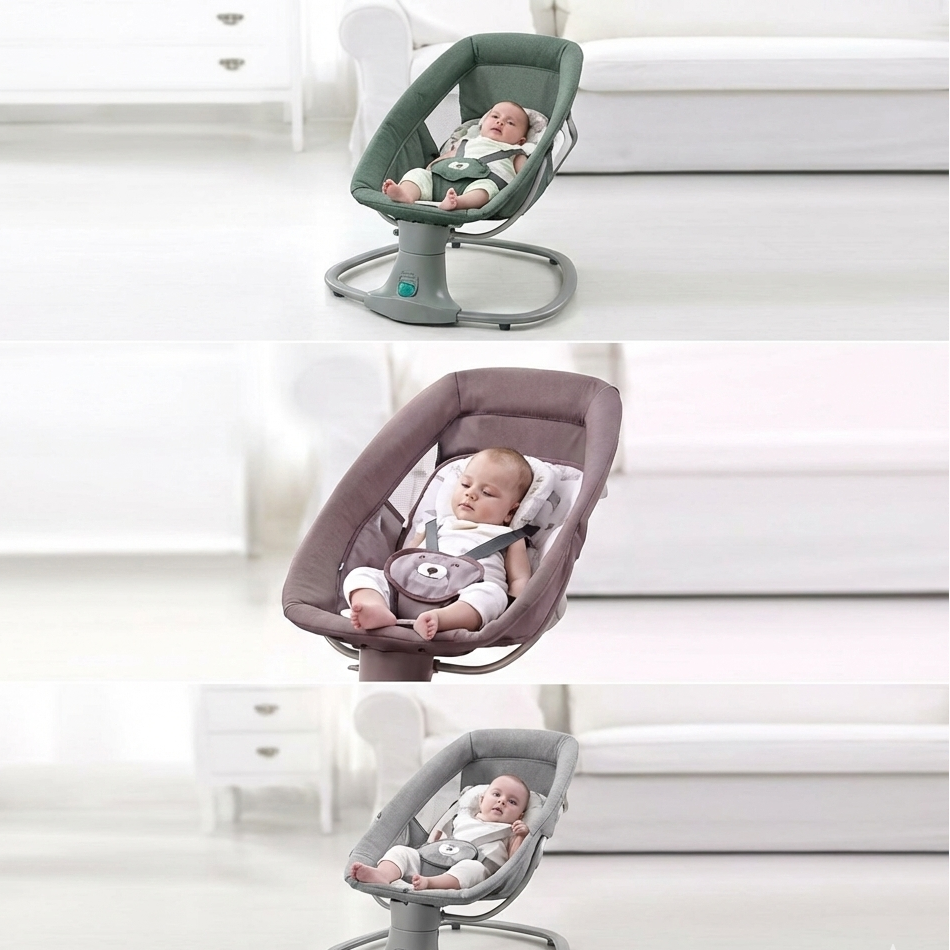 Balancelle Électrique bébé - Moustiquaire intégrée