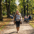 Porte-bébé ergonomique en coton & lin