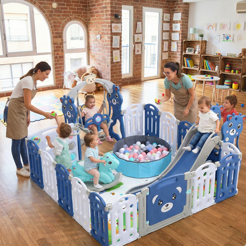 Aire de jeux pour enfants modulables et pliables