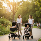 Ensemble Poussette 3-en-1 (landau + poussette + siège auto)