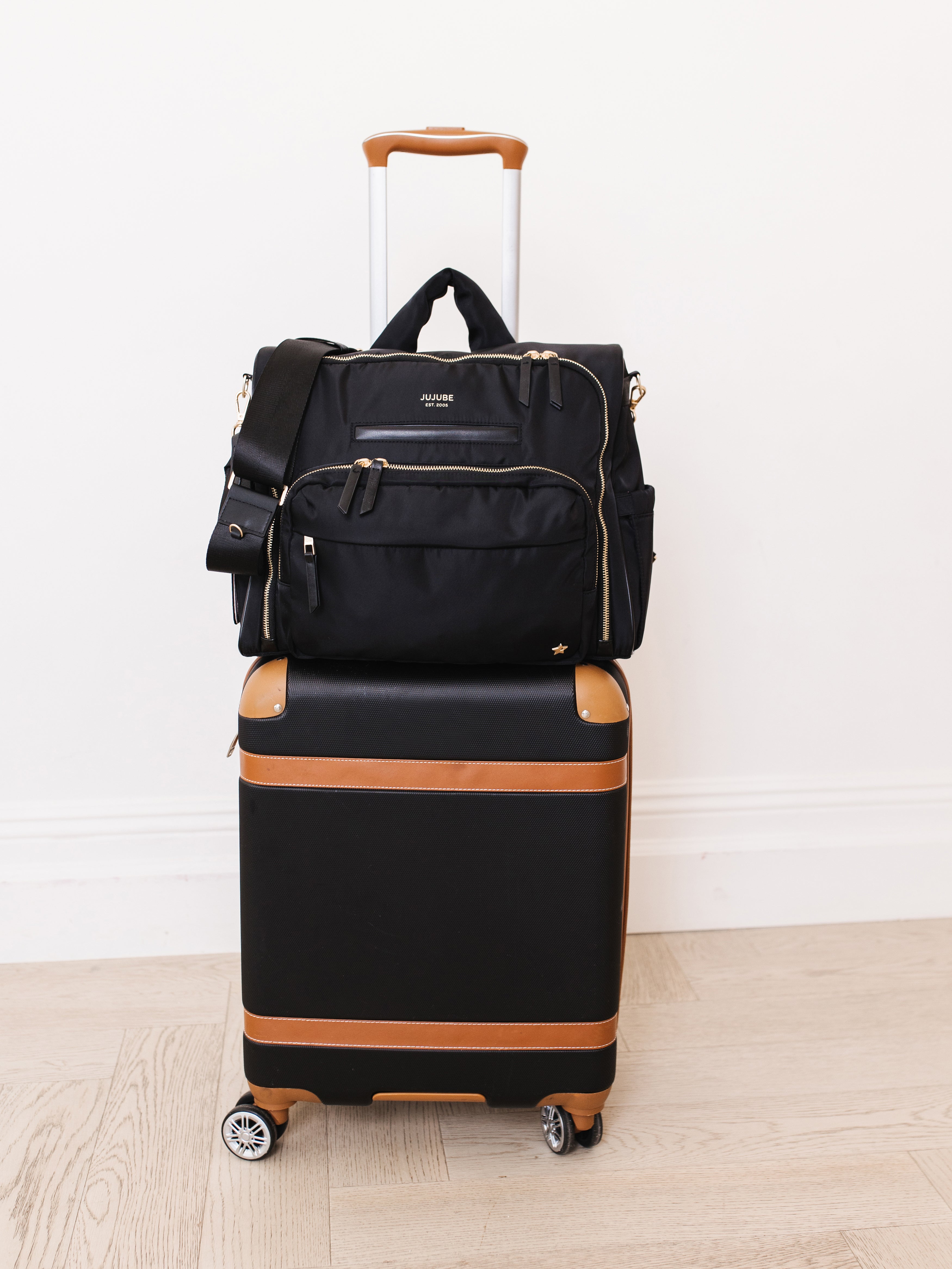 JuJuBe Satchel Diaper Bag - Black