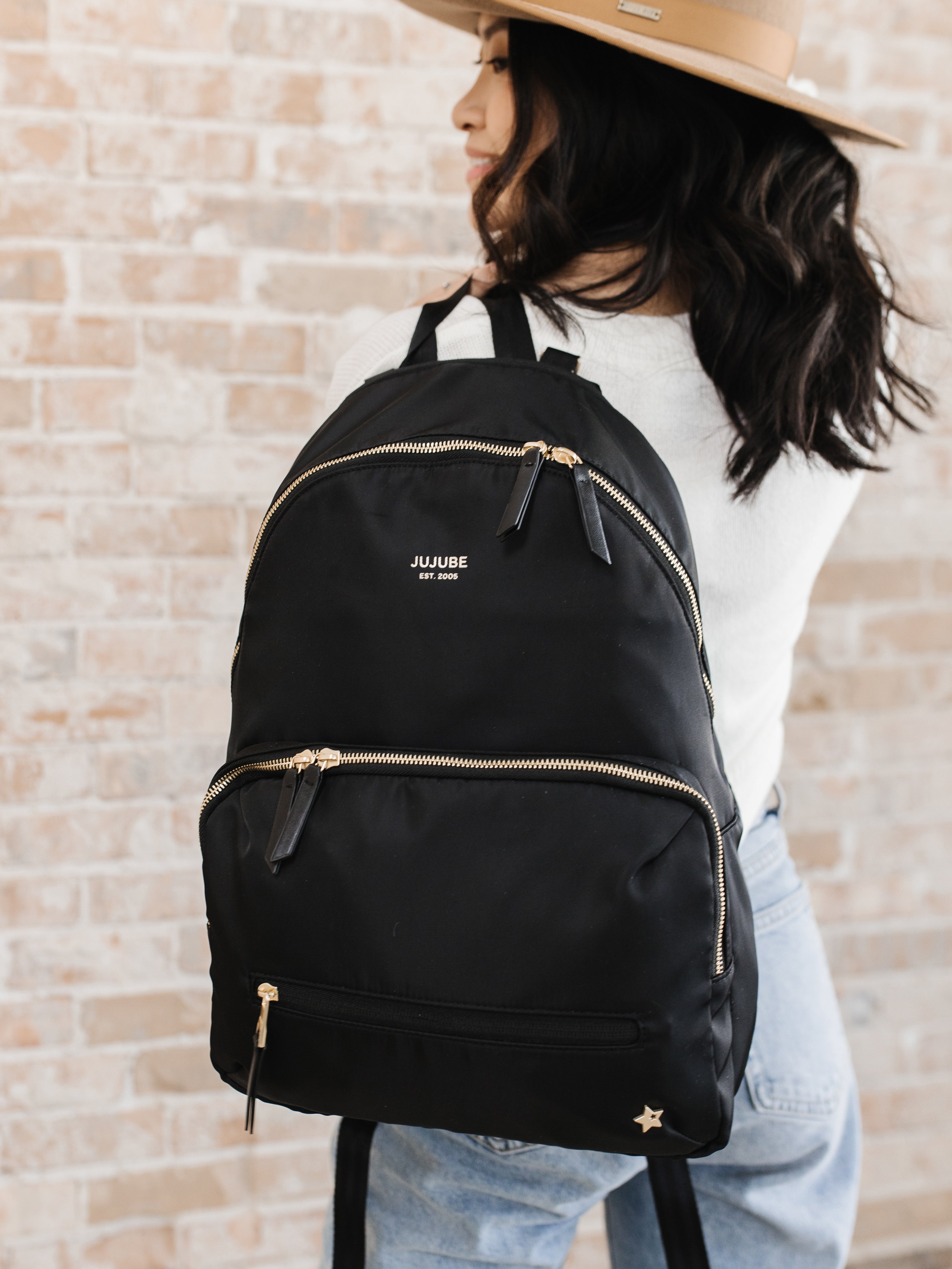 JuJuBe Everyday Diaper Backpack - Black