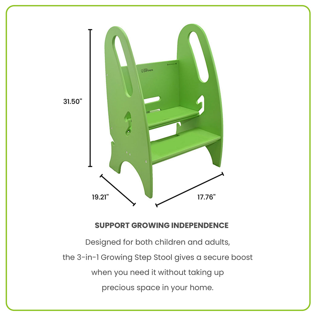 Little Partners 3-in-1 Growing Step Stool