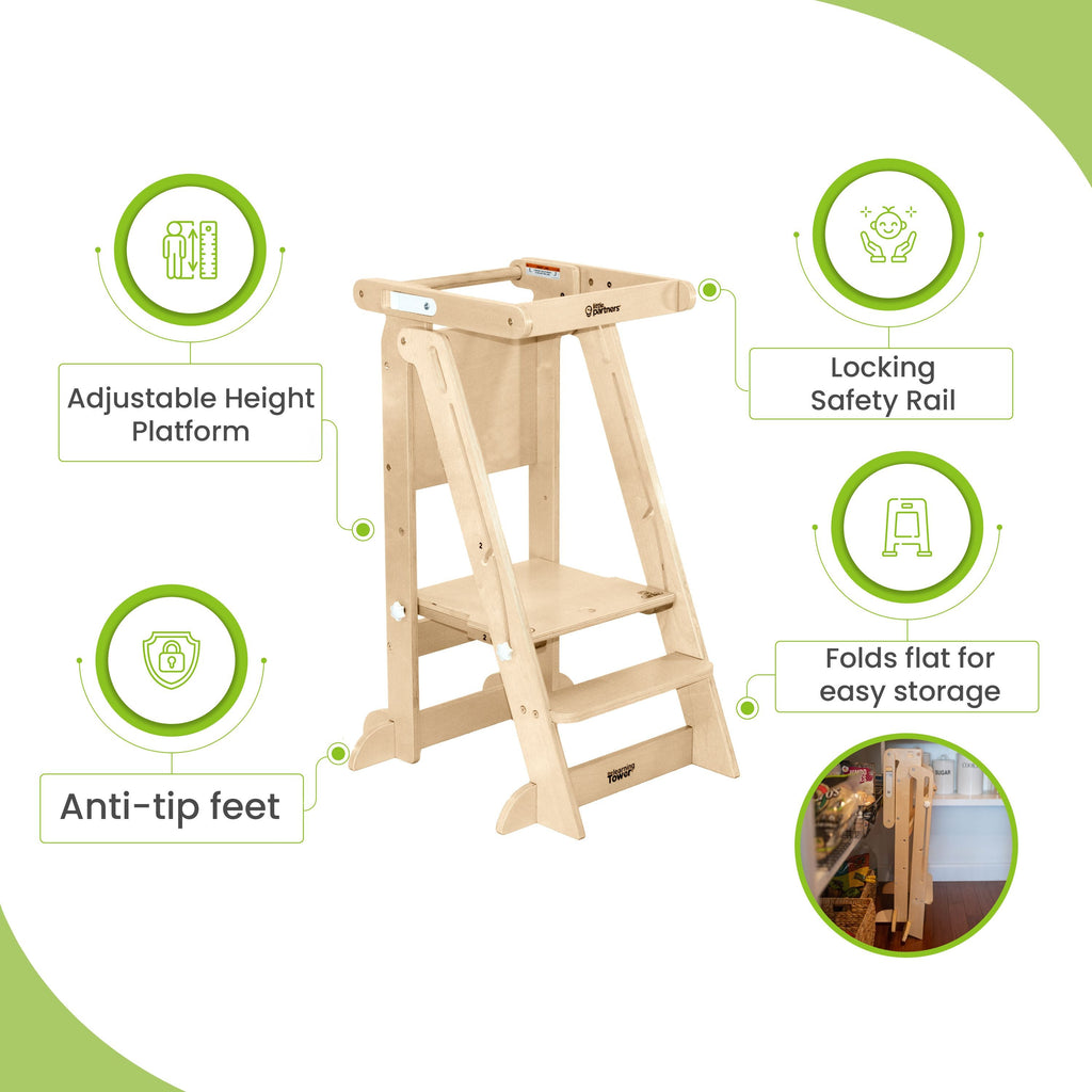 Little Partners Learn 'N Fold Learning Tower® Toddler Tower