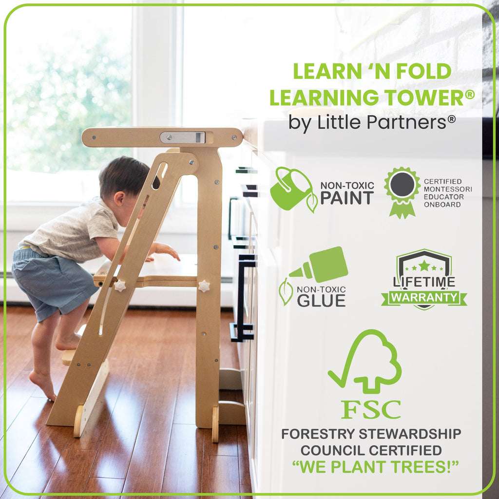 Little Partners Learn 'N Fold Learning Tower® Toddler Tower