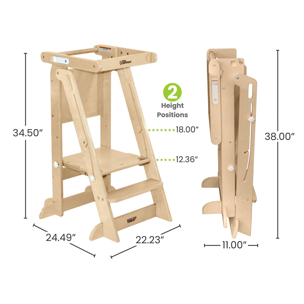 Little Partners Learn 'N Fold Learning Tower® Toddler Tower