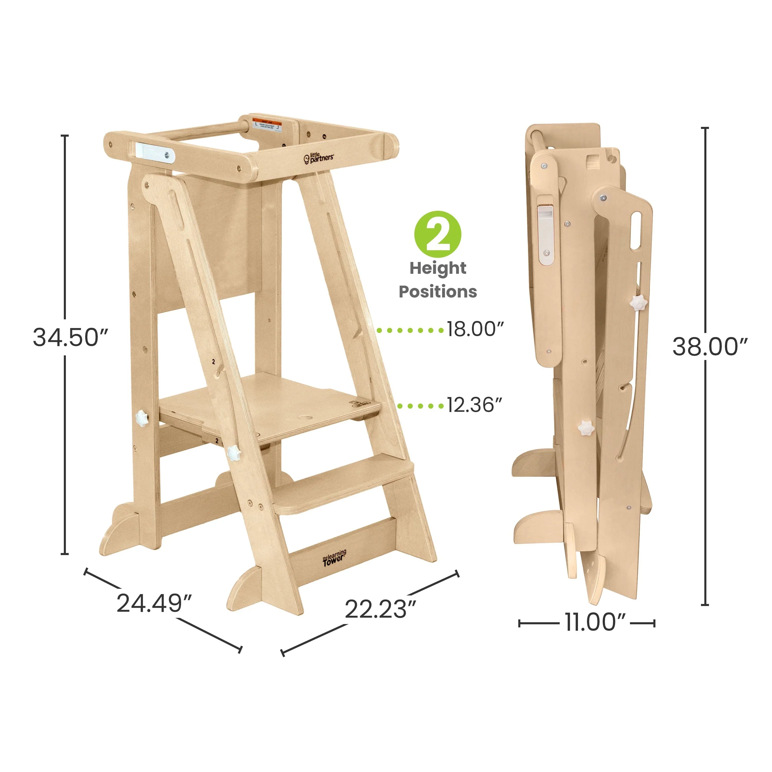 Little Partners Learn 'N Fold Learning Tower® Toddler Tower