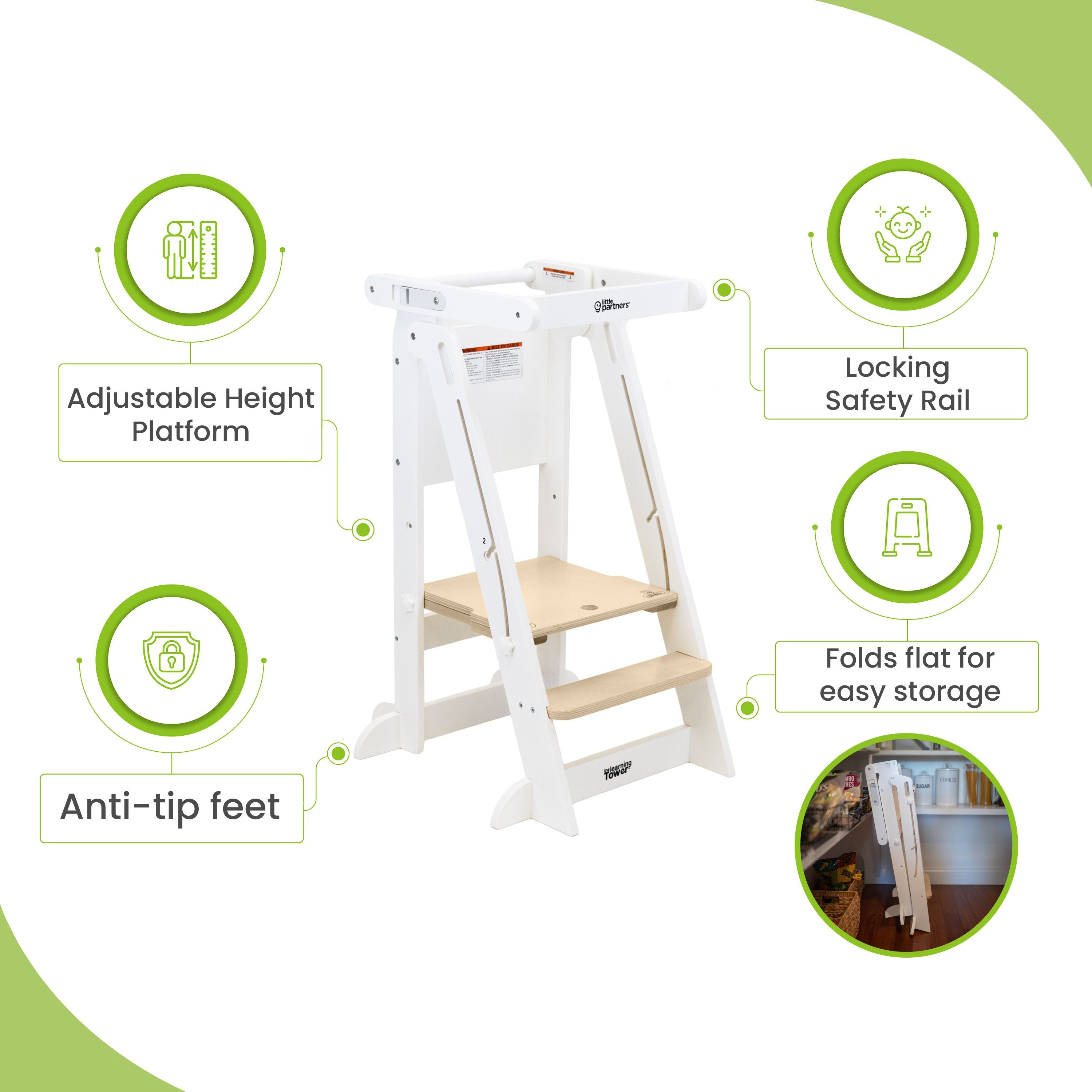 Little Partners Learn 'N Fold Learning Tower® Toddler Tower