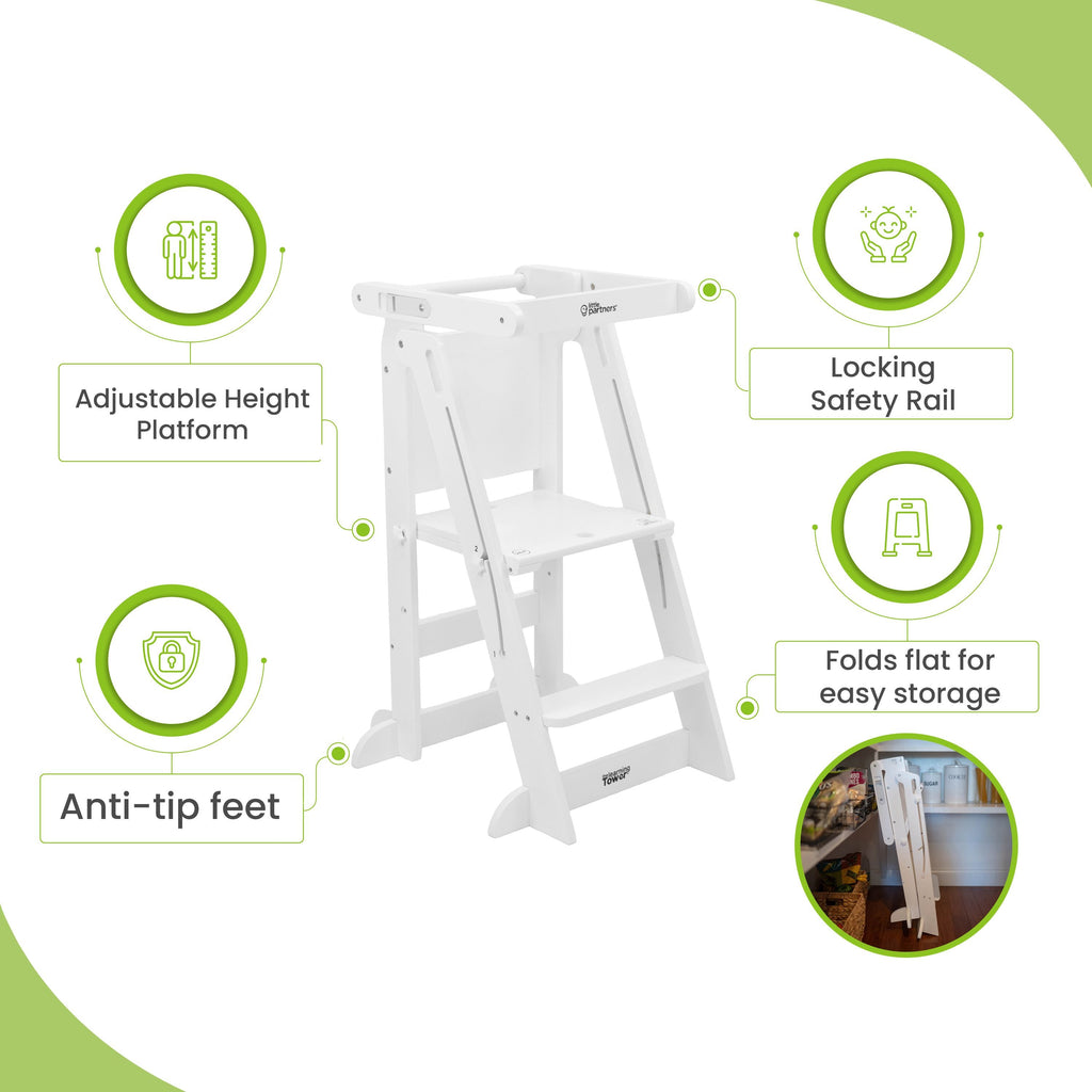 Little Partners Learn 'N Fold Learning Tower® Toddler Tower