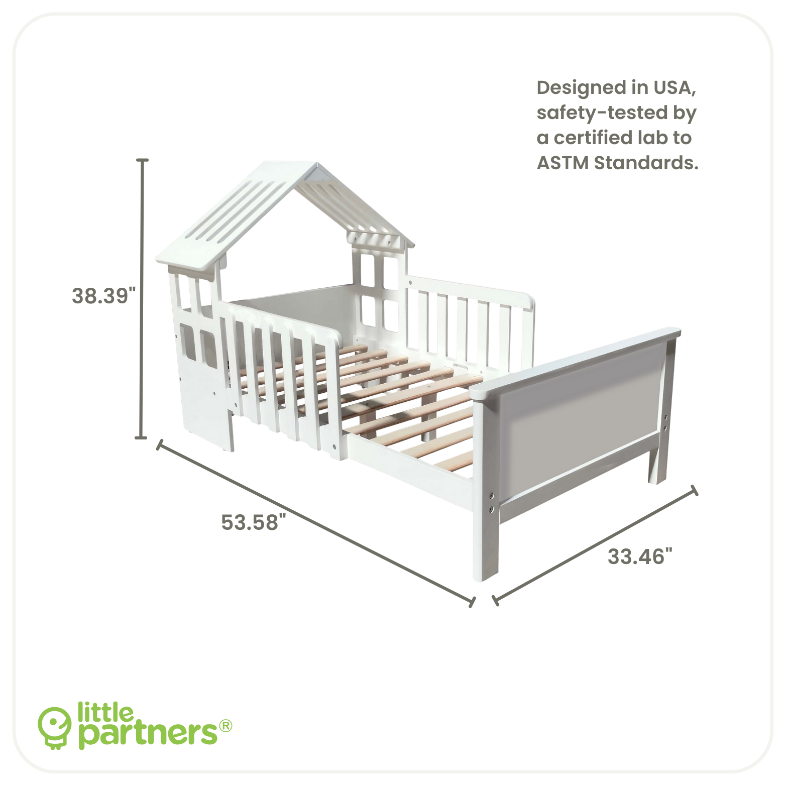 Little Partners Lil' House Toddler Bed