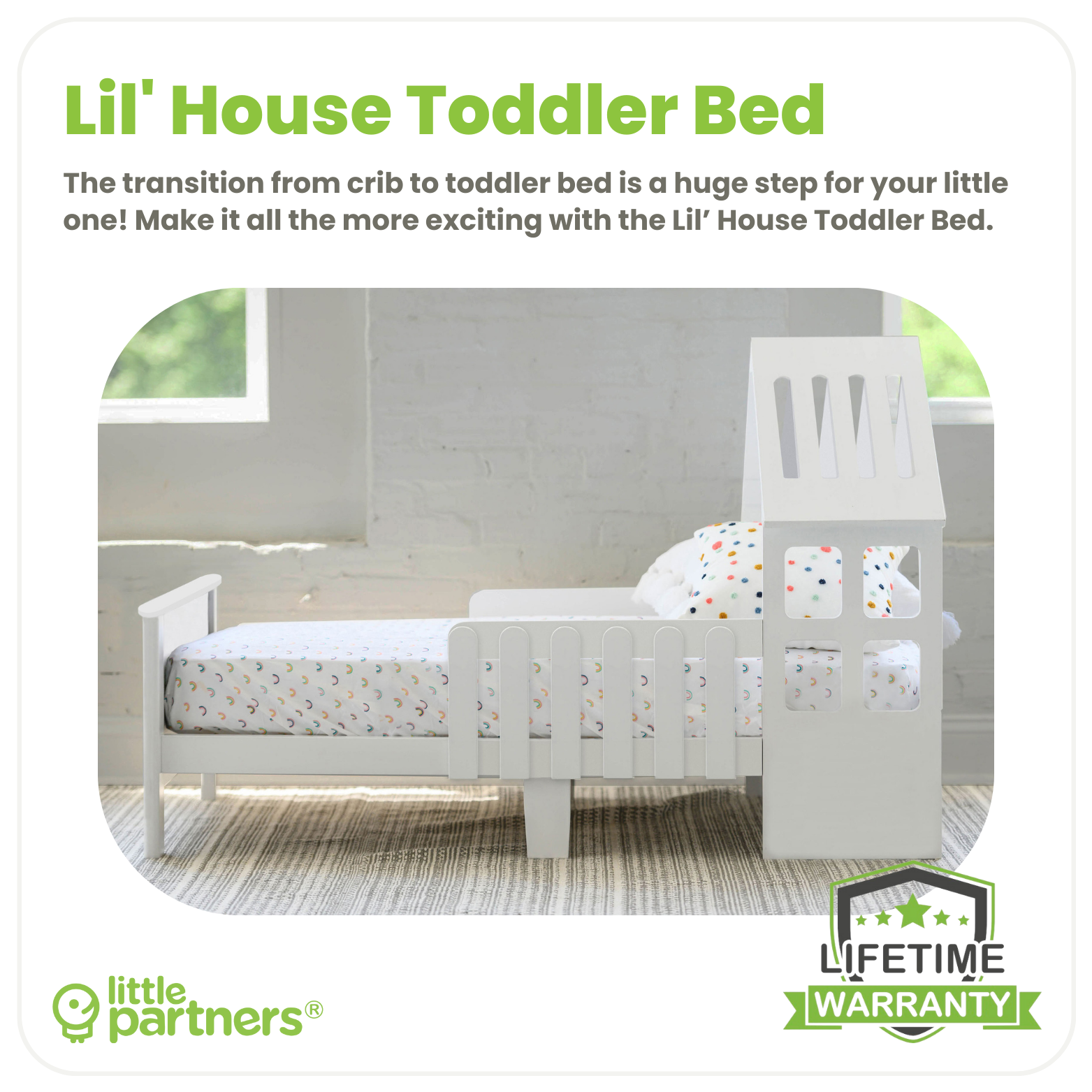 Little Partners Lil' House Toddler Bed