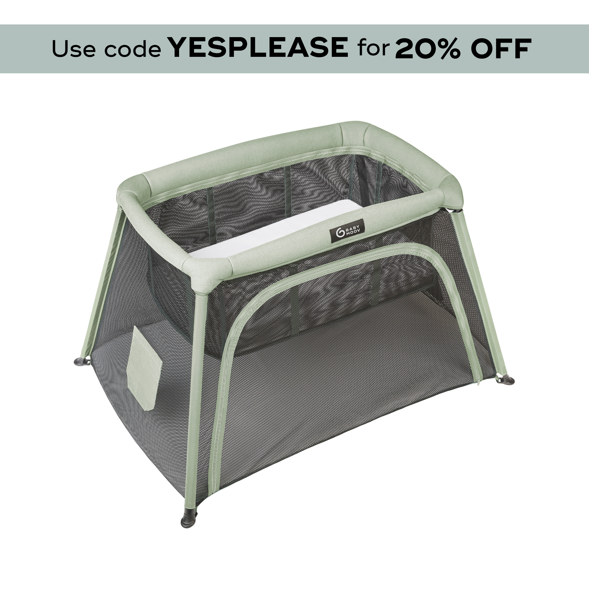 Moov and Comfy 3-in-1 Travel Crib and Playard