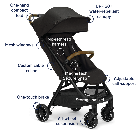 Nuna TRVL + PIPA Aire Travel System