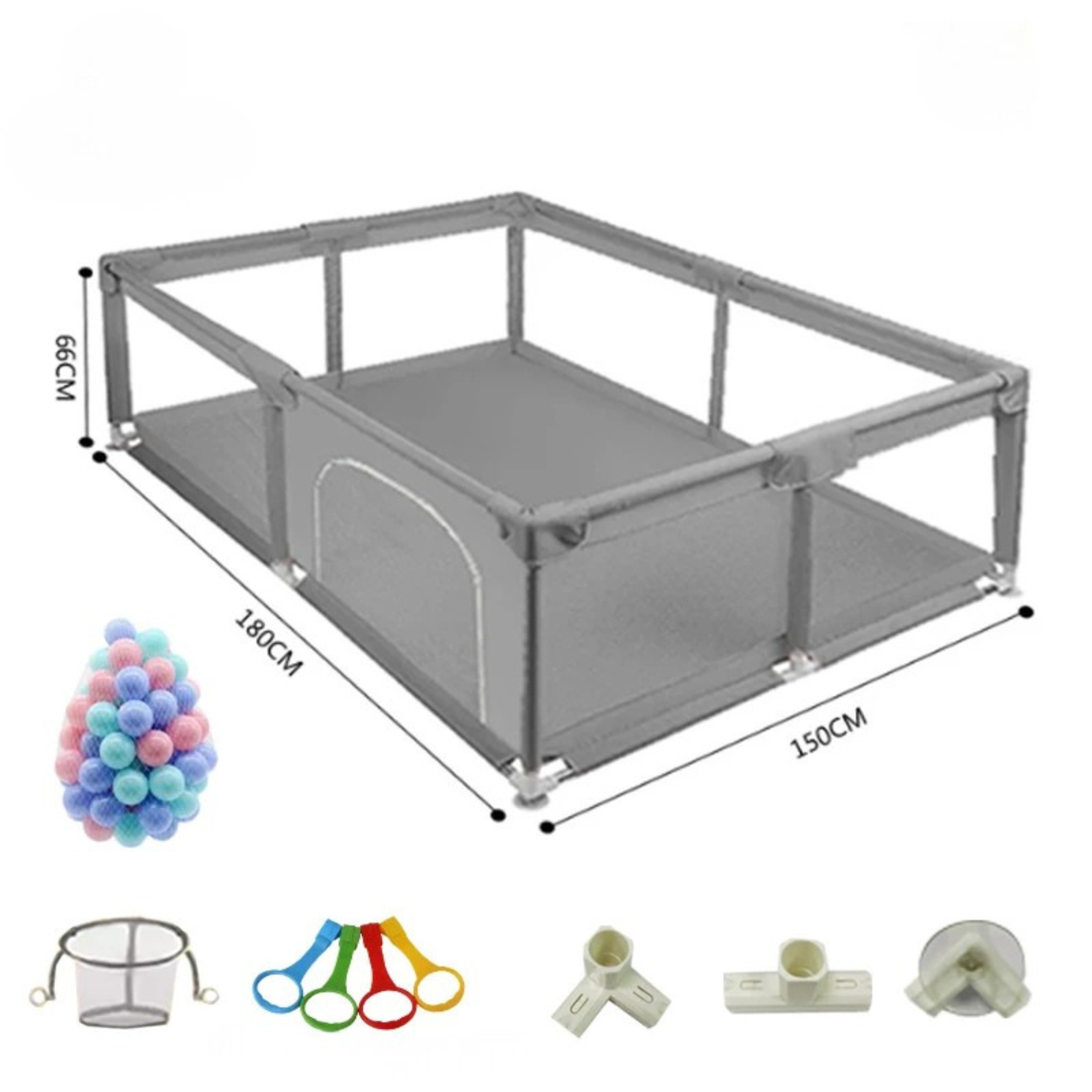 Aire de jeux pour enfants - pliable avec jeux - 5 tailles différentes