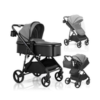 Poussette 2-en-1 Réversible – de la naissance à 3 ans