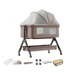 Lit cododo évolutif avec balancement + moustiquaire