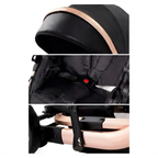 Ensemble Poussette bébé 3-en-1 (poussette + nacelle + siège auto)