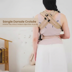 Porte-bébé ergonomique en coton & lin