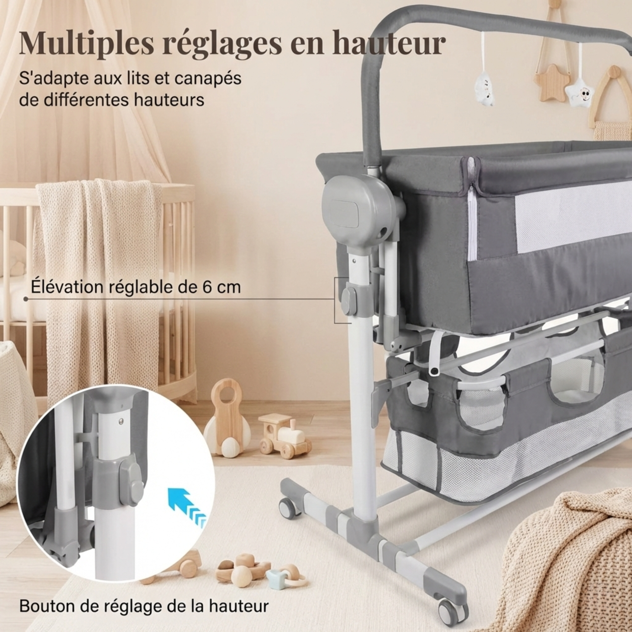Lit Cododo Électrique – Berceau multifonctions