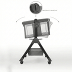 Lit cododo évolutif avec balancement + moustiquaire