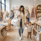 Sac à langer matelassé – doux, élégant, pratique