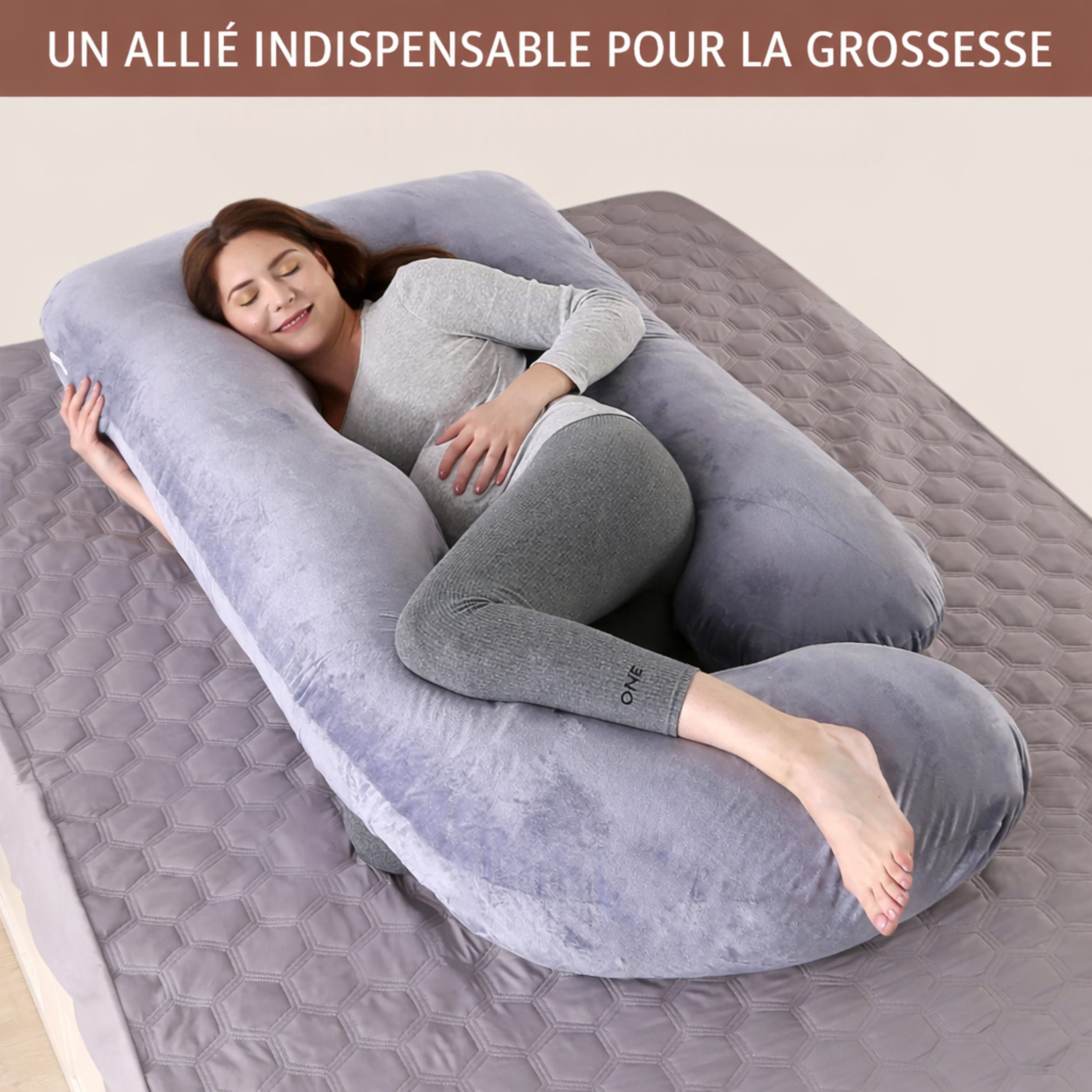 Coussin de maternité XXL en forme de U
