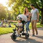 Tricycle évolutif enfant 5-en-1 (1 à 6 ans)