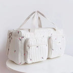 Large Capacity Mommy Bag for Women Totes Baby Diaper Nappy Bags Shoulder Cotton Ladies Maternity Shopping Bags