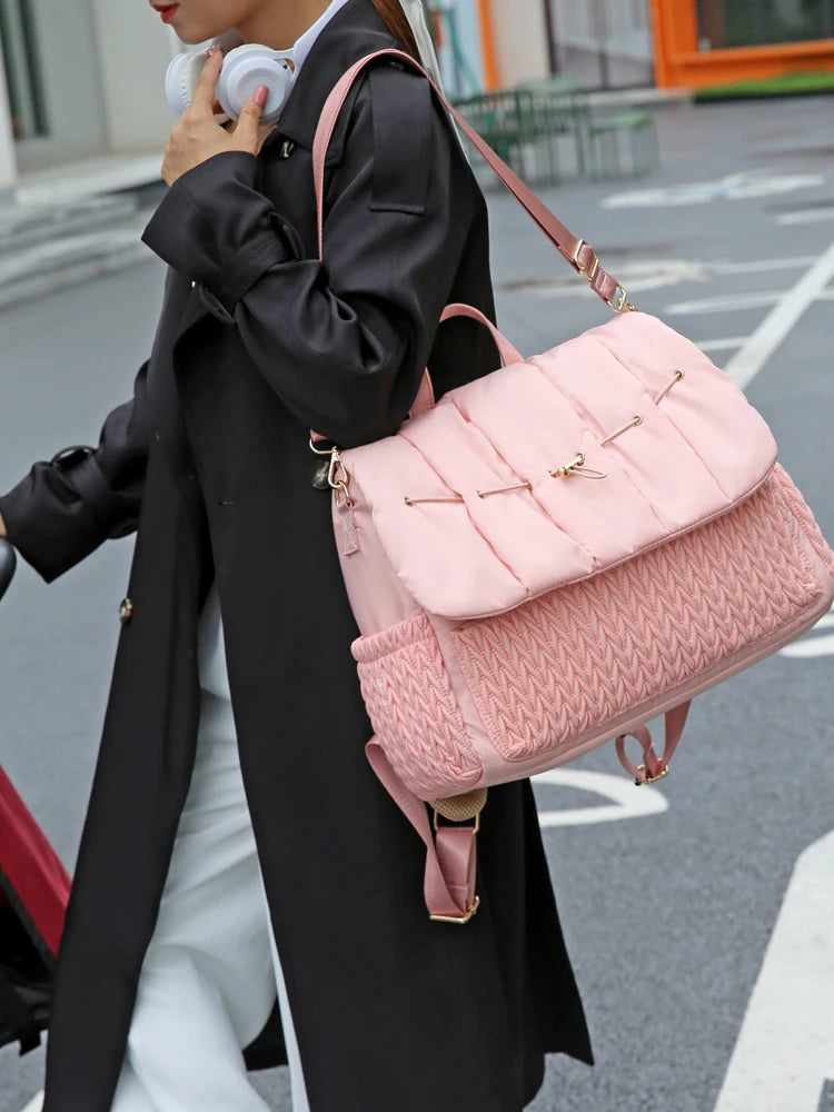 Diaper Bag Large Diaper Backpack Stylish Toddler Baby Maternity Bags Travel Backpacks with Insulated Pockets Changing Pad Stroll