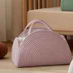 Mummy Bag Baby Storage Nursery Organizer Basket Infant Diaper Bag with Handle Caddy Changing Nappy Kids Storage Carrier