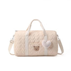 Baby Diaper Bag Cute Cartoon Shoulder Bag with Zipper Messenger Bag Mom Bag Storage Bag Luggage Tote Bag for Travel