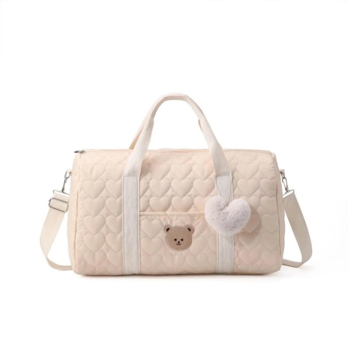 Baby Diaper Bag Cute Cartoon Shoulder Bag with Zipper Messenger Bag Mom Bag Storage Bag Luggage Tote Bag for Travel