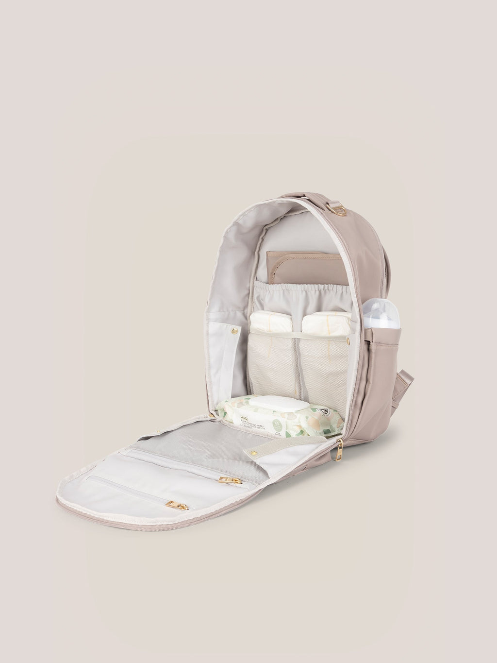 JuJuBe Classic Diaper Backpack - Taupe